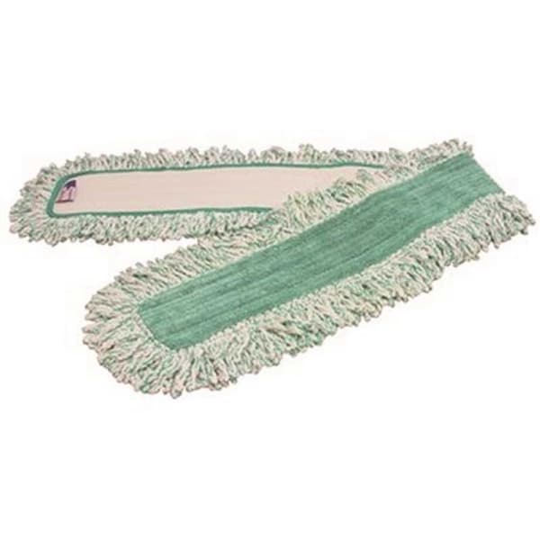 48 in. Green Microfiber Dust Mop with Fringe, 3PK